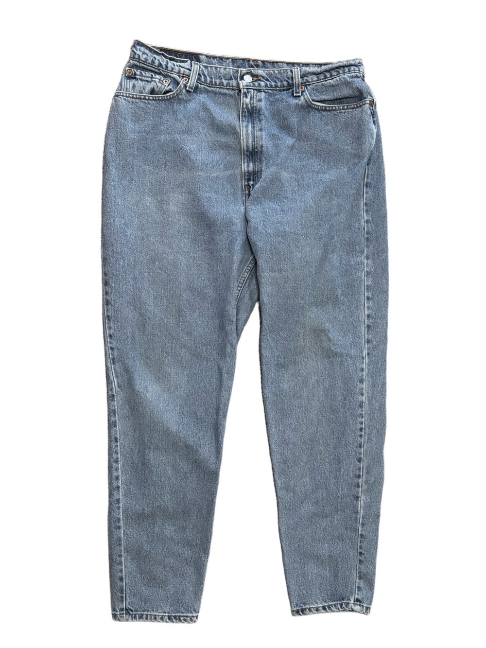 Vintage Mom Jeans Light Wash - Levi’s 550 Relaxed Fit Tapered Leg high Rise- 18W
